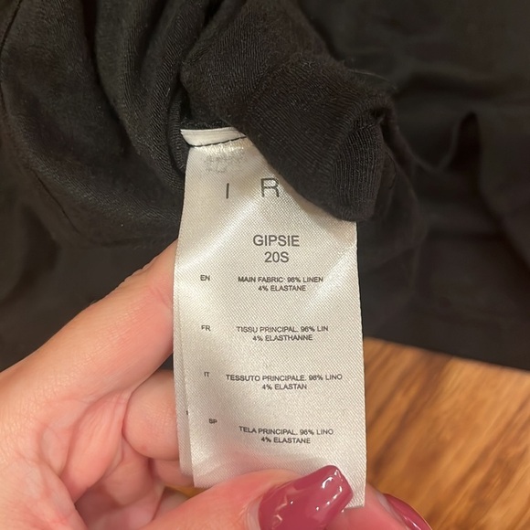 IRO Woman’s Black One Shoulder Tie Dress Size XXS - Picture 5 of 5